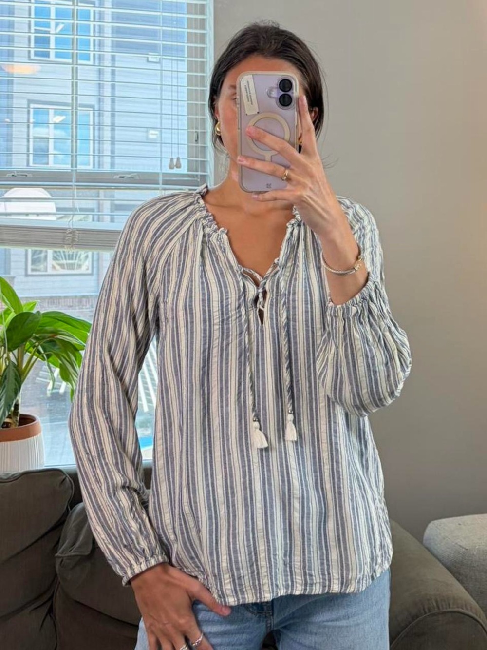PAIGE striped blouse